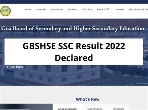 goa board ssc result 2022